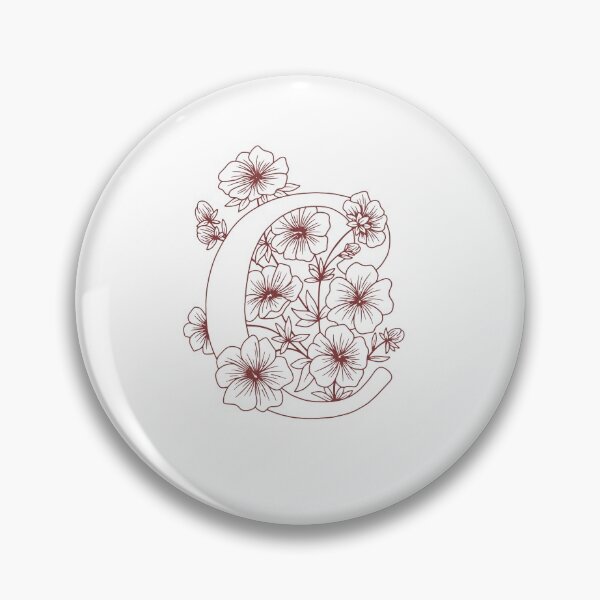 Item preview, Copy of Floral wreath Monogram C (initial)  designed and sold by Slangt-shirt.