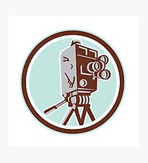 Vintage Movie Film Camera Retro Photographic Print