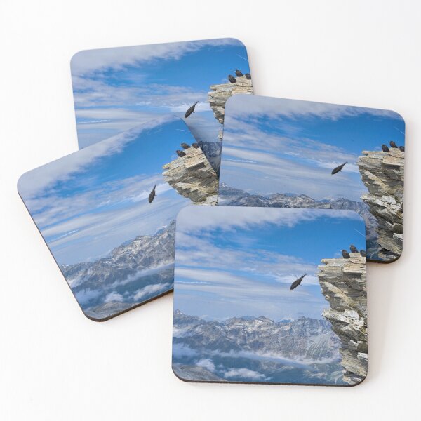 Item preview, Cliff Diving Birds in Cervinia designed and sold by Art As Air Project.