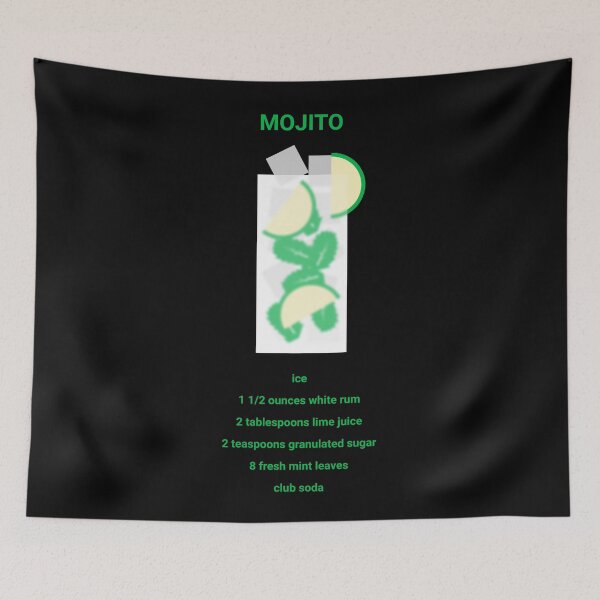 Item preview, Minimalist Mojito drink designed and sold by Smurfypixels.