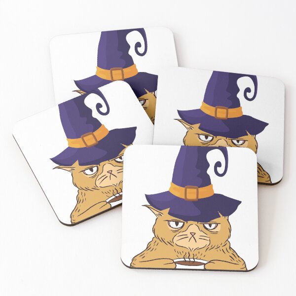 Item preview, GRUMPY WITCH CAT designed and sold by delkh07.