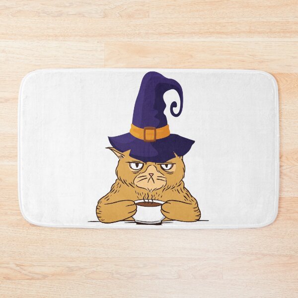Item preview, GRUMPY WITCH CAT designed and sold by delkh07.