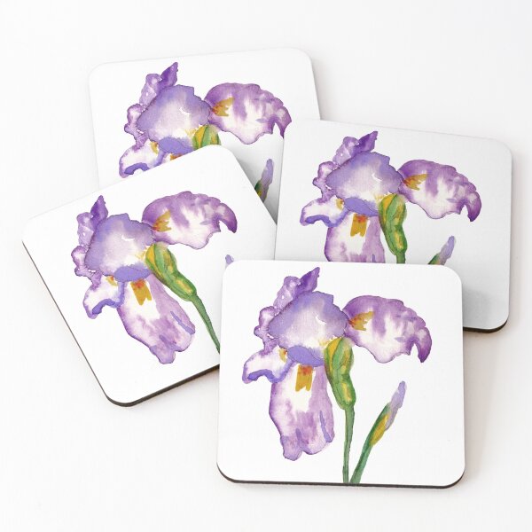 Item preview, Purple Iris Watercolor designed and sold by KStevensonart.
