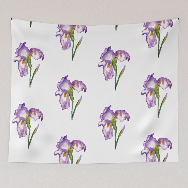 Item preview, Purple Iris Watercolor designed and sold by KStevensonart.