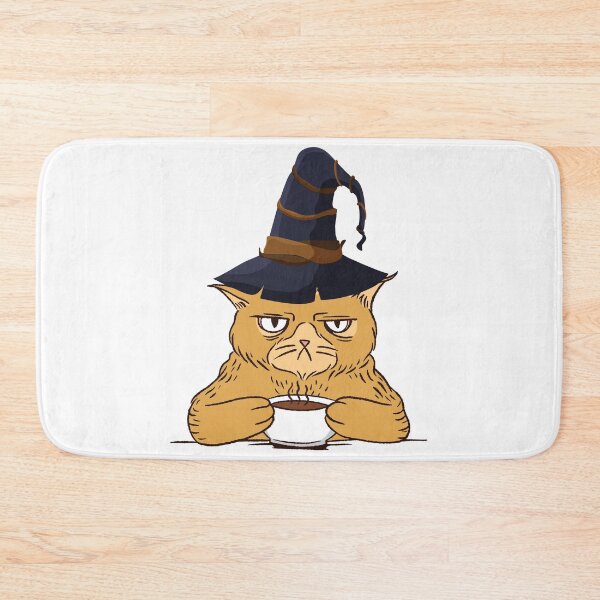 Item preview, GRUMPY WITCH CAT designed and sold by delkh07.