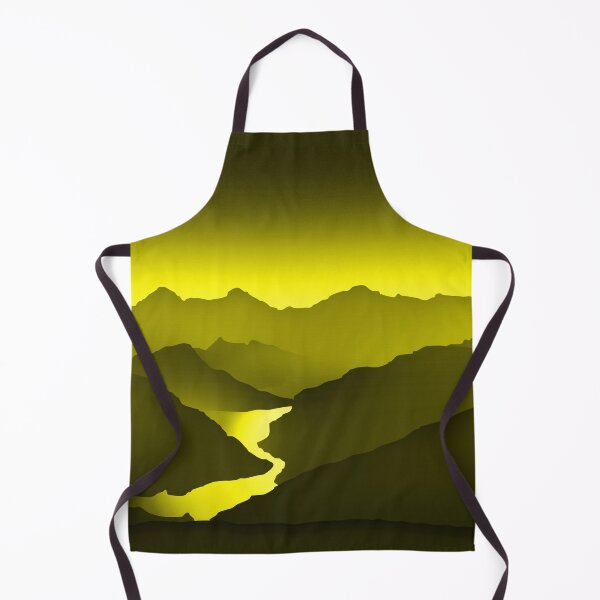 Item preview, Abstract Mountains - Golden yellow designed and sold by KarDanCreations.