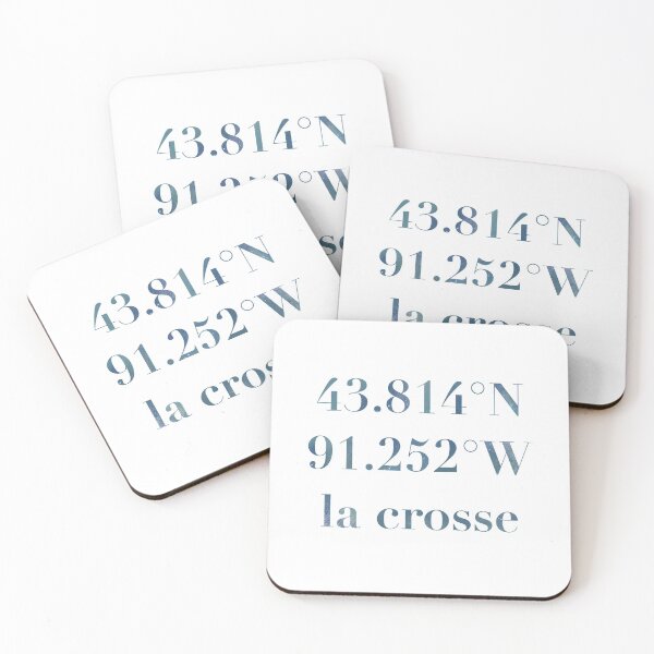 Item preview, La Crosse, Wisconsin Coordinates designed and sold by Milli Co Studio.