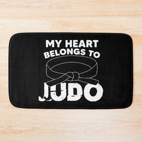 Item preview, My heart belongs to judo a unique gift idea Black Belt designed and sold by Nessshirts.