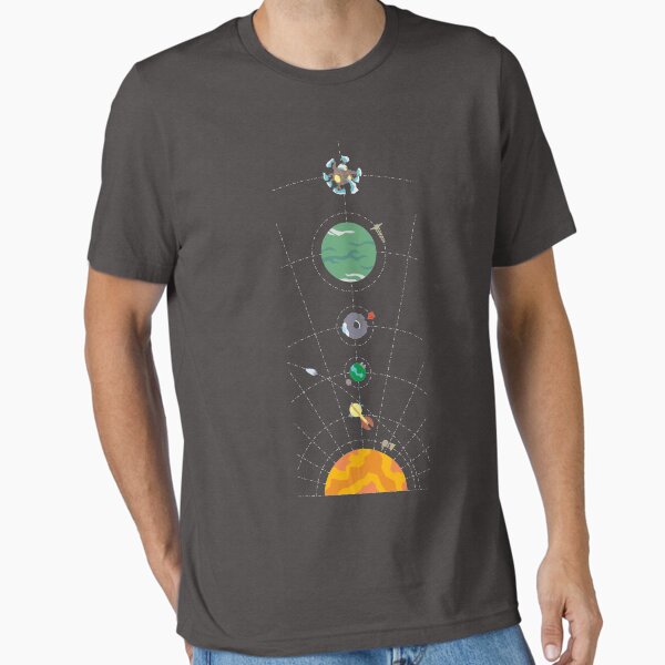 Item preview, Outer Wilds Hearthian System Map designed and sold by Ognisty.