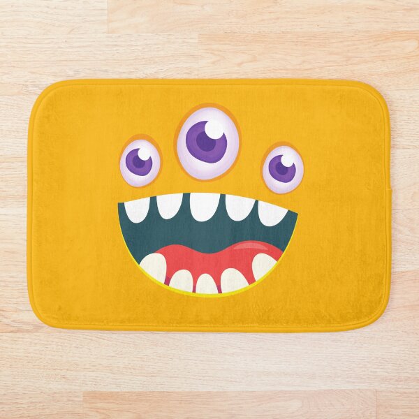 Item preview, Funny 3 eyes yellow monster designed and sold by munizz.