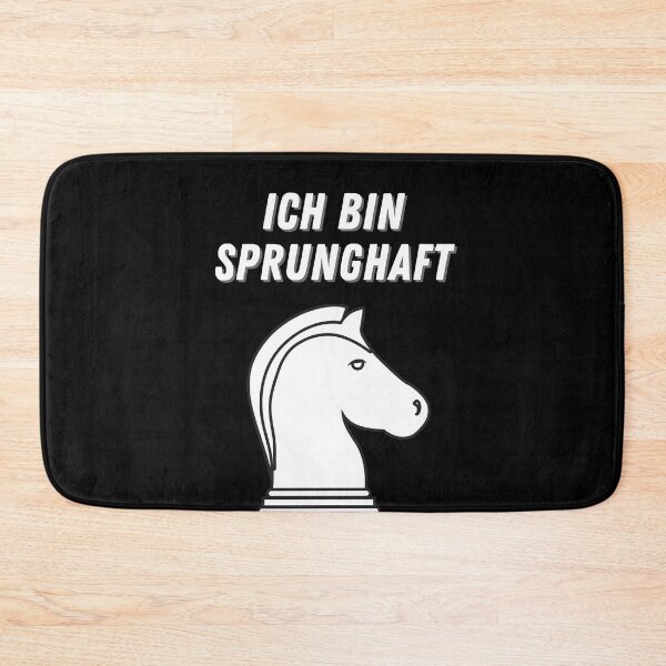Artikelvorschau, Sprunghaft Springer T-Shirt Schach Figur Spiel entworfen und verkauft von Two Left Hands Design.