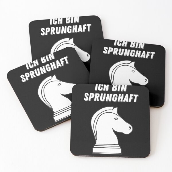 Artikelvorschau, Sprunghaft Springer T-Shirt Schach Figur Spiel entworfen und verkauft von Two Left Hands Design.