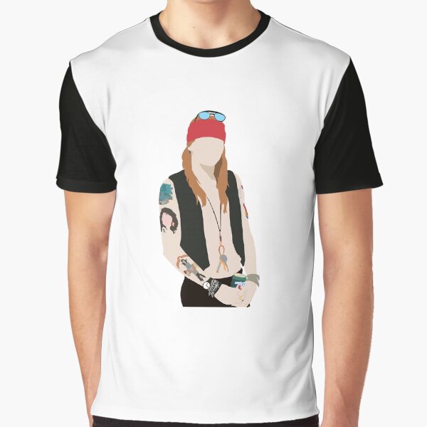 Axl Rose de Guns N Roses Camiseta gráfica