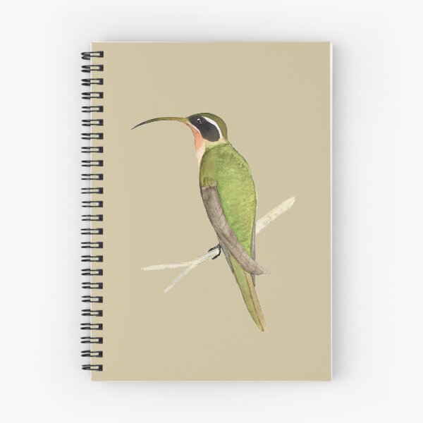 Item preview, Hermit Hummingbird On Light Olive designed and sold by Christiane Dobbins.