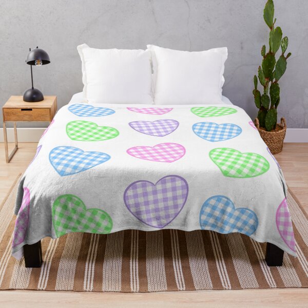 Item preview, gingham hearts designed and sold by skgallery.