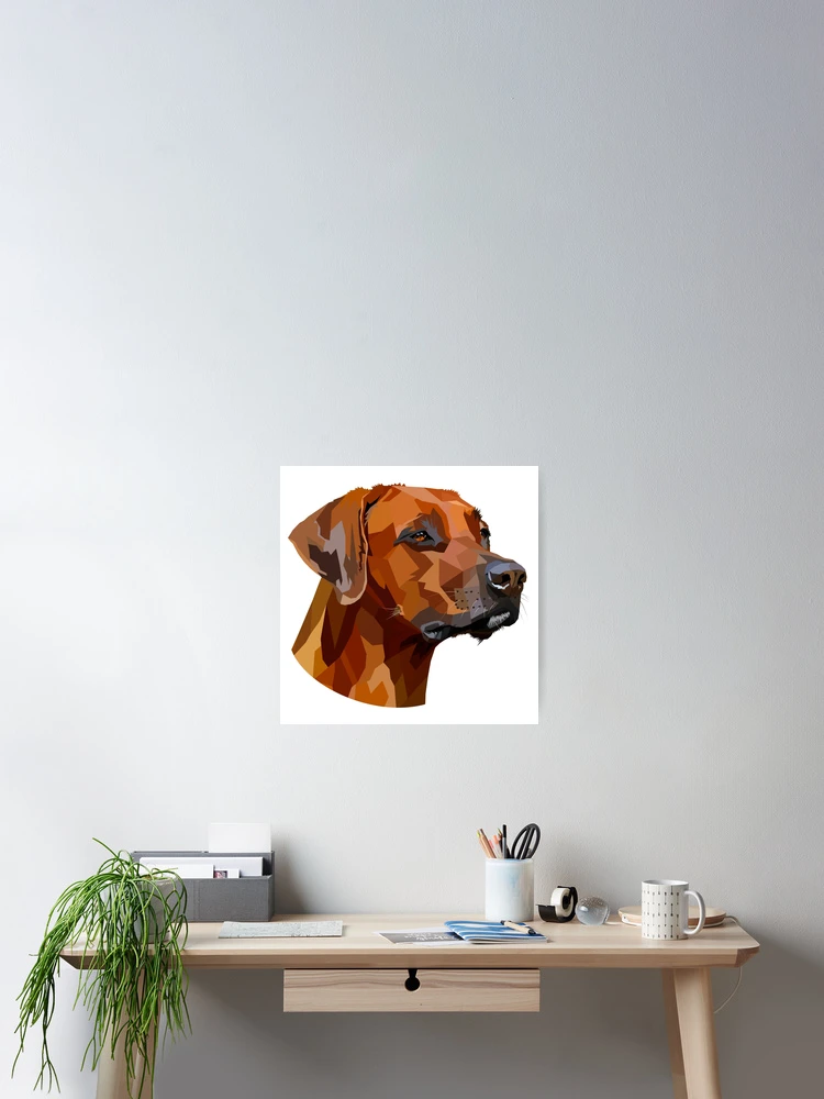 Thumbnail 2 von 3, Poster, Rhodesian Ridgeback designt und verkauft von WorldEngine.