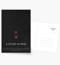 Sherlock - A Study In Pink Postcards
