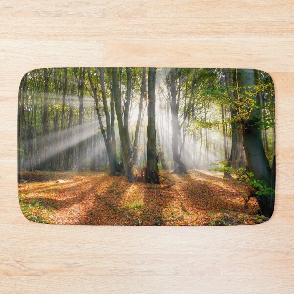 Item preview, Sunbeams in a beech forest designed and sold by Katho Menden.
