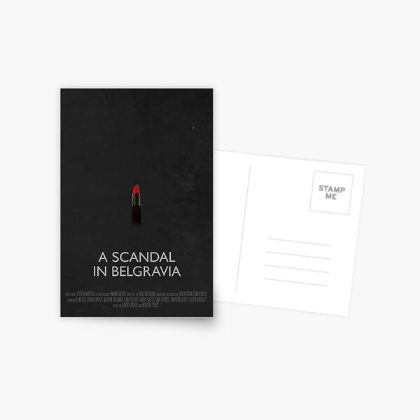 Sherlock - A Scandal In Belgravia Postcard