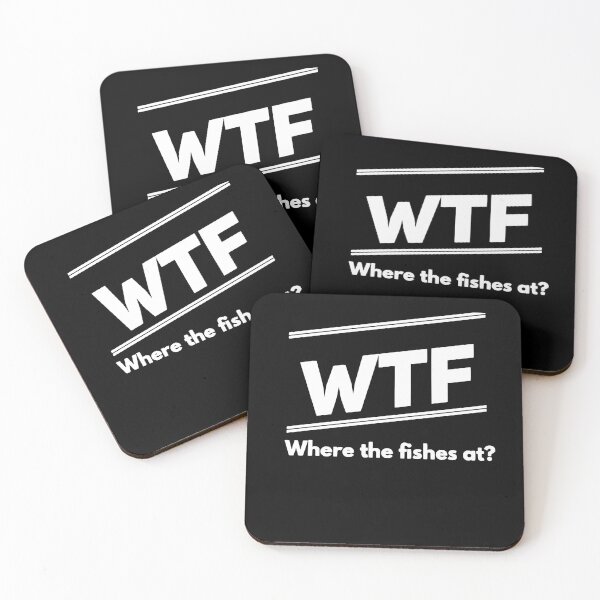 Item preview, WTF where the fishes at? designed and sold by BassHookTees.
