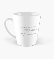 Coffee Script Tall Mug
