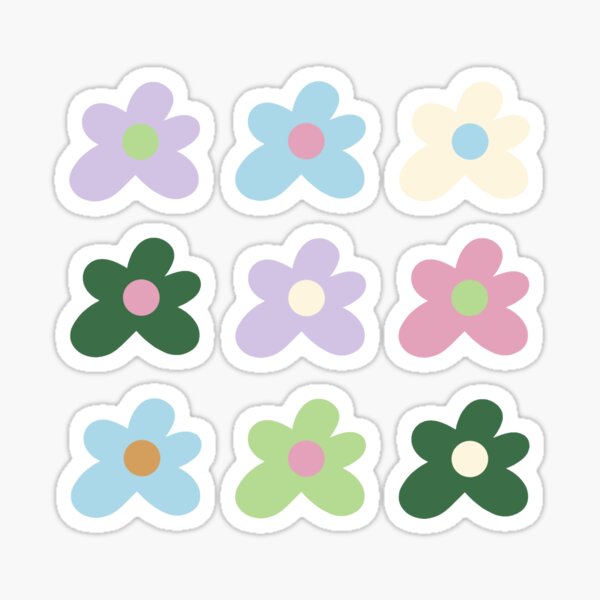 flores de golfwang Pegatina