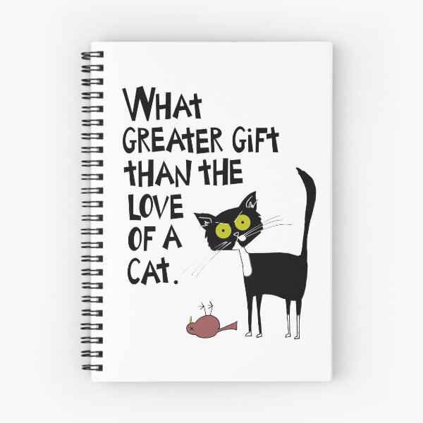 Item preview, 'The Love of a Cat' Charles Dickens Quote designed and sold by QuoteGeek.