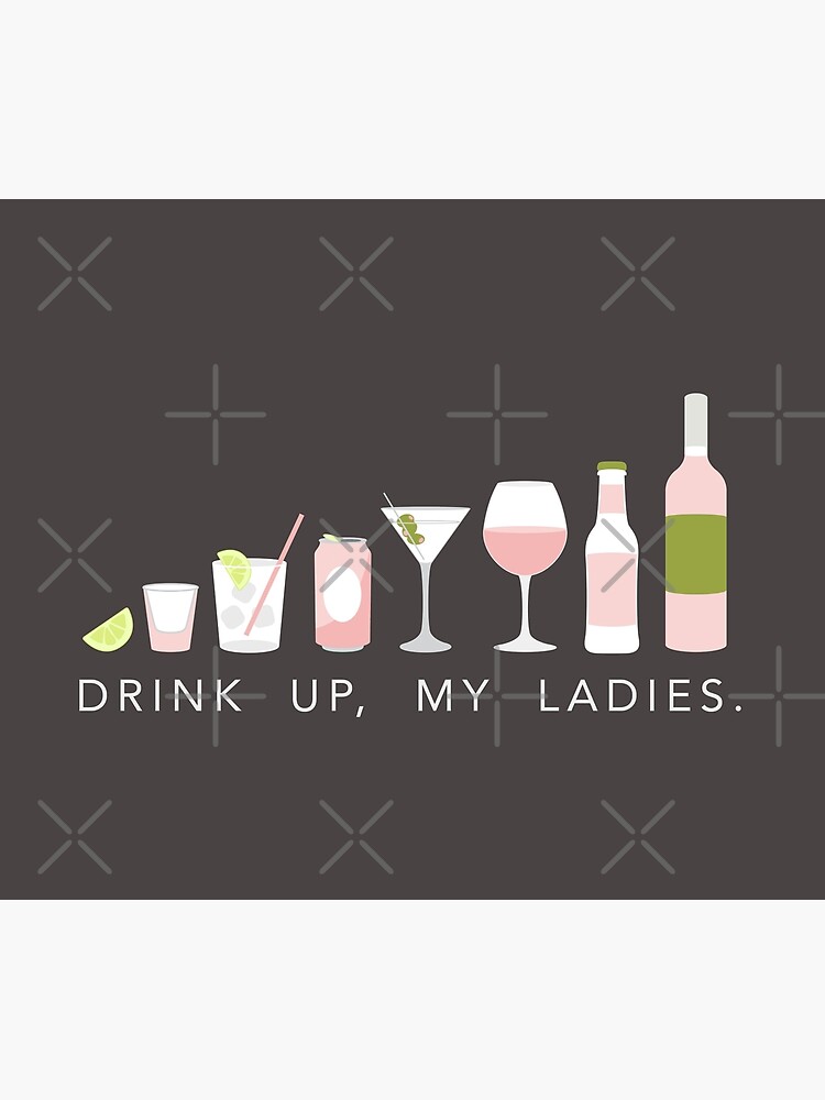 Discover DRINK UP LADIES Tapestry