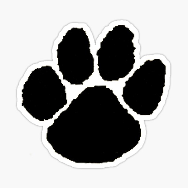 Tiger Paw Stickers | Redbubble
