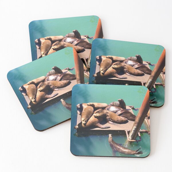 Item preview, Sea Lions in Newport, Oregon designed and sold by PirateGirl28.