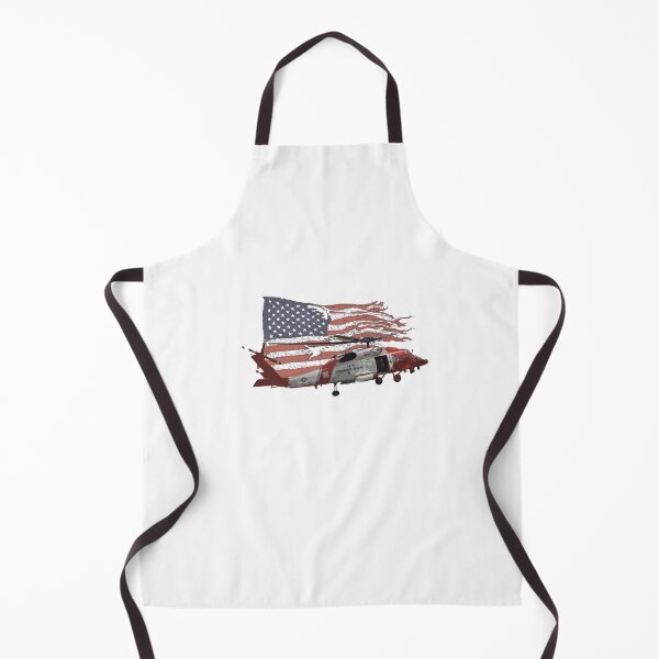 Item preview, Coast Guard Helicopter with Tattered American Flag designed and sold by zferderer98.