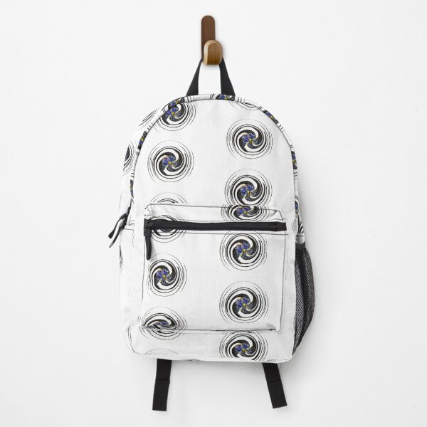 Item preview, bright black flower swirl designed and sold by ricobarinas.