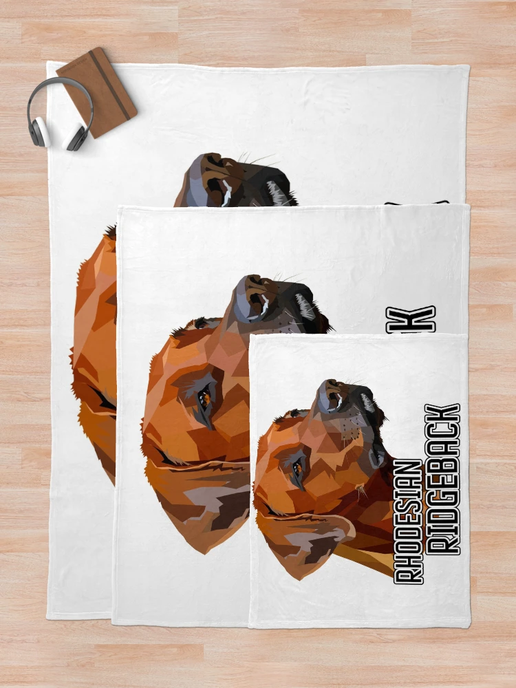 Thumbnail 5 of 6, Throw Blanket, Rhodesian Ridgeback Dog designed and sold by WorldEngine.