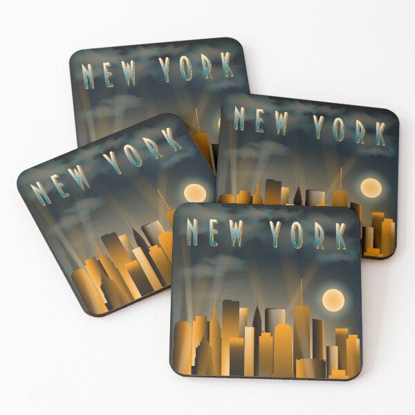 Item preview, New York Art Deco A Sleeper`s City That Never Sleeps designed and sold by 108dragons.