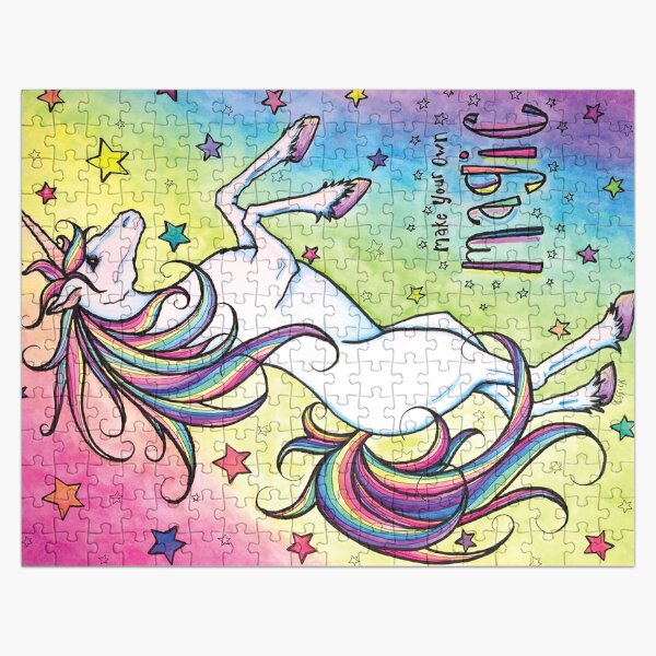 Make Your Own Magic Unicorn Puzzle Jigsaw Puzzle