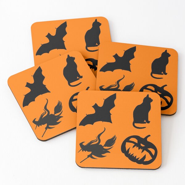 Item preview, Halloween Pattern Cat, Witch, Jackolantern, Black Cat designed and sold by AllLeftSides42.