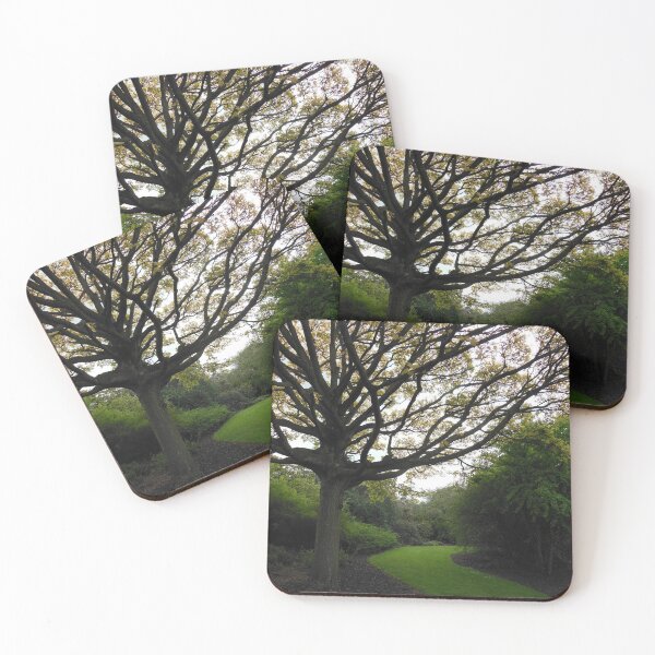 Item preview, Black, Green White Minimalist Garden Landscape designed and sold by Talia Felix.