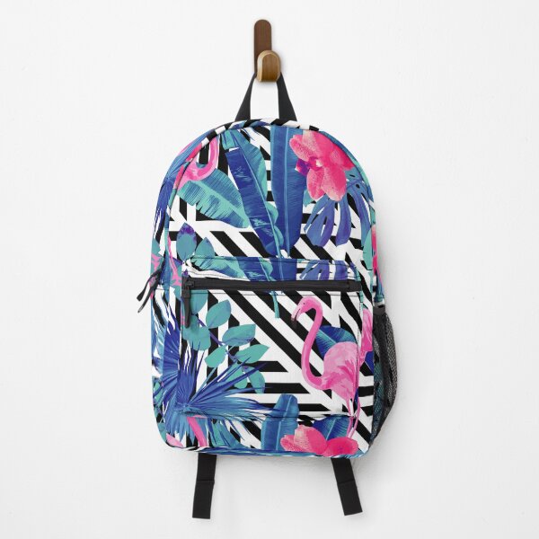 Item preview, Pink Flamingo Tropical Jungle Leaf designed and sold by newburyboutique.