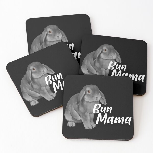 Item preview, Holland Lop Bun Mama (Grey) designed and sold by Mary Huff.
