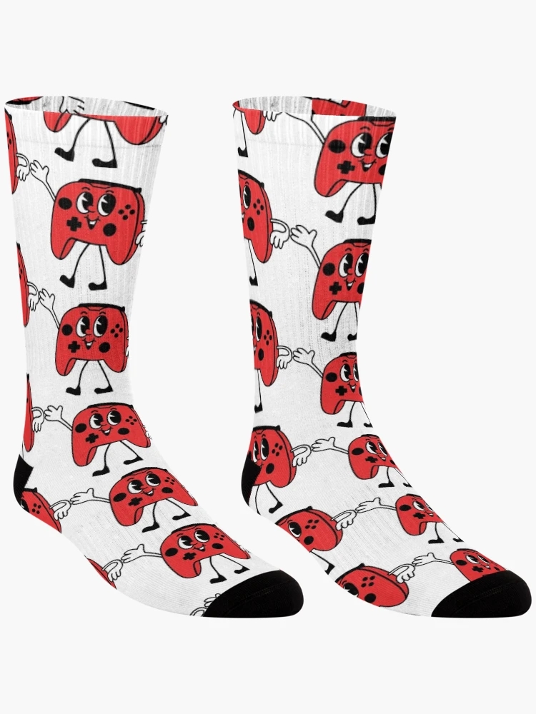 Imagen 3 de 5, Calcetines con la obra X Romp, diseñada y vendida por ejcreative.