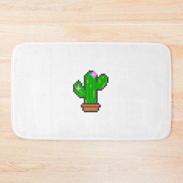 Item preview, Pixel art tall cactus print designed and sold by lisoks.