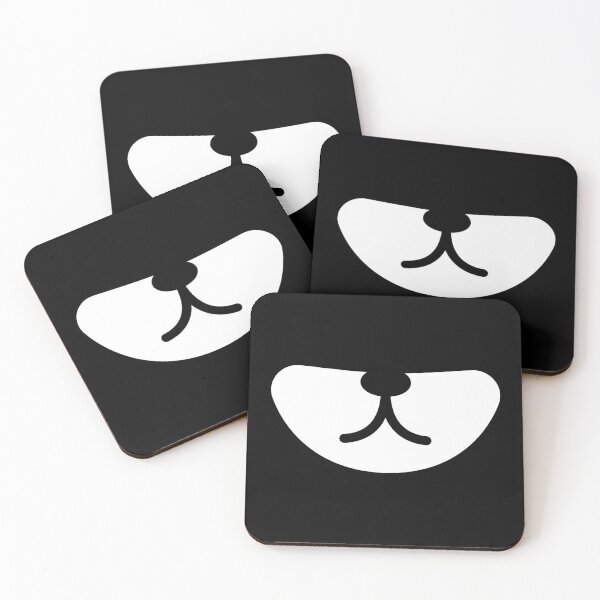 Item preview, Cute Bear Mouth Black Mask designed and sold by picayan.