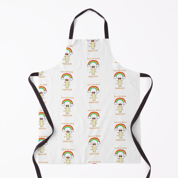 Item preview, Cute Sorry For Being Fabulous Rainbow Over Llama Design designed and sold by DTEH.