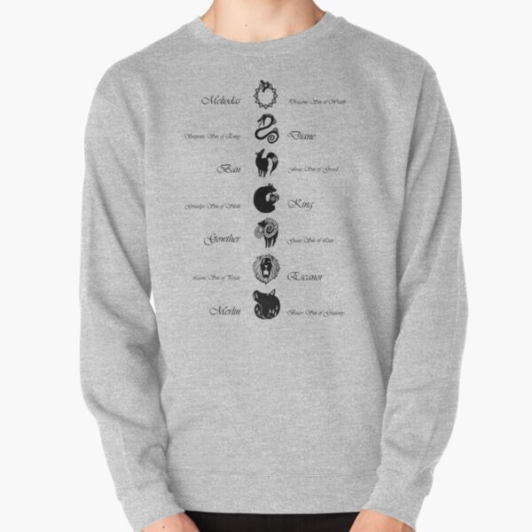 Seven Deadly Sins Pullover Sweatshirt