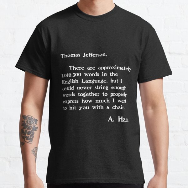 Item preview, Hamilton to Jefferson: I want to hit you with a chair designed and sold by KristyBDesigns.