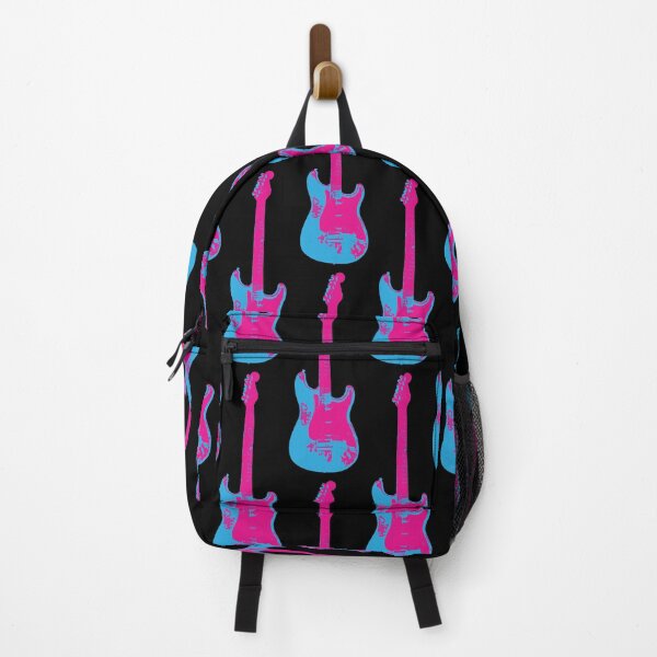 Item preview, Blue and Pink Electric Guitar (S09) designed and sold by QuarterMoon.