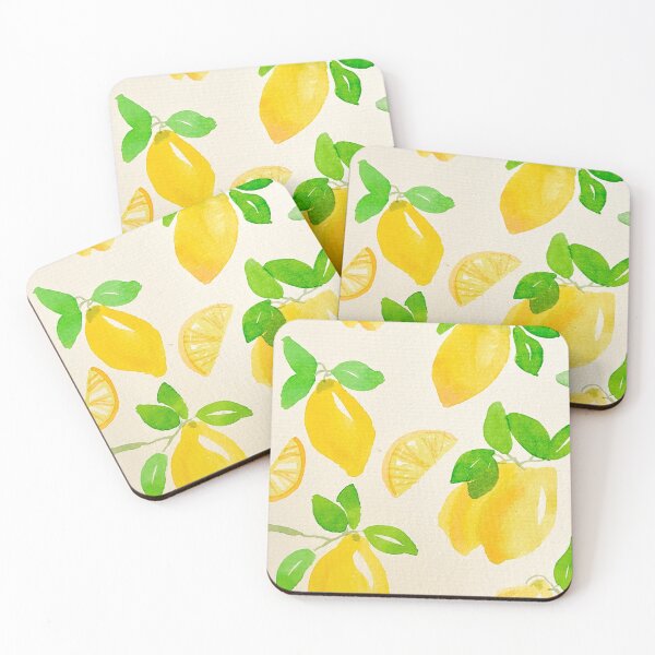 Item preview, Watercolor Lemon Pattern designed and sold by trushroom.