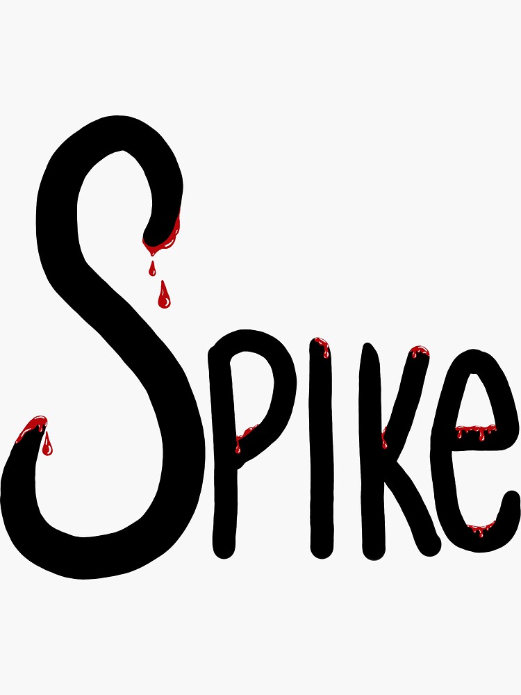 "Spike word" Sticker for Sale by Eveinzoid Redbubble