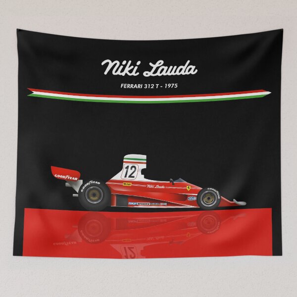 Item preview, Niki Lauda - Ferrari 312 T - 1975 Design 3 designed and sold by andreanastasio.