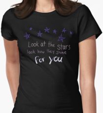 Look How They Shine For You Women's Fitted T-Shirt